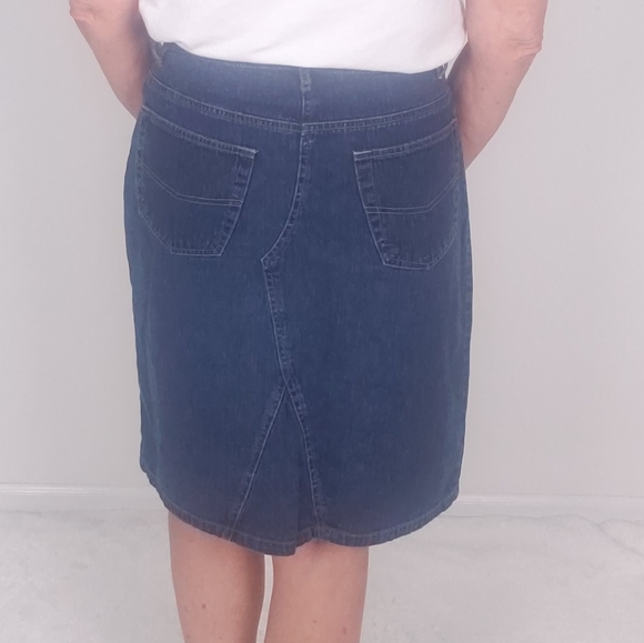 5/$12 Paul Harris Denim Skirt Sz 8 - Picture 4 of 11